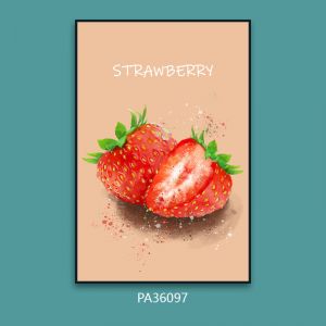 手绘水果红色草莓小清新